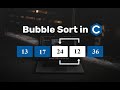 20. Searching And Sorting Algorithms || Bubble Sort In C Programming