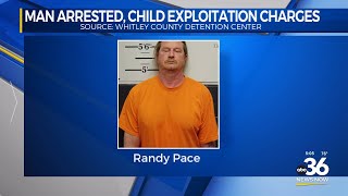 Man arrested on child exploitation charges