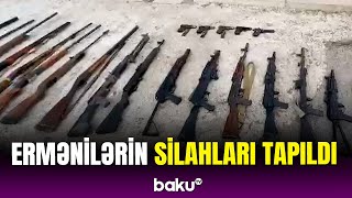 DİN Xankəndidə xeyli silah-sursat aşkarladı