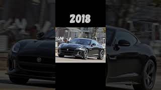 Evolution of jaguar F type (2013~2023) #shorts