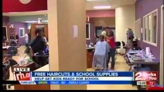 Tulsa Tech students provide free haircuts to kids