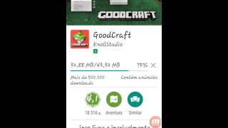 instalando GoodCraft novamente