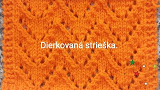 281. Dierkovaná strieška. Krok za krokom 👞👞.