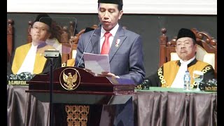 Presiden Jokowi Ingatkan MA Agar Kredibel