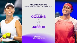 Danielle Collins vs. Ons Jabeur | 2024 Charleston Round 2 | WTA Match Highlights