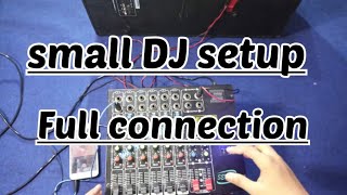 Small DJ Setup Full Connection|Medha usb-60 |Medha sem-60| #dj |#youtube