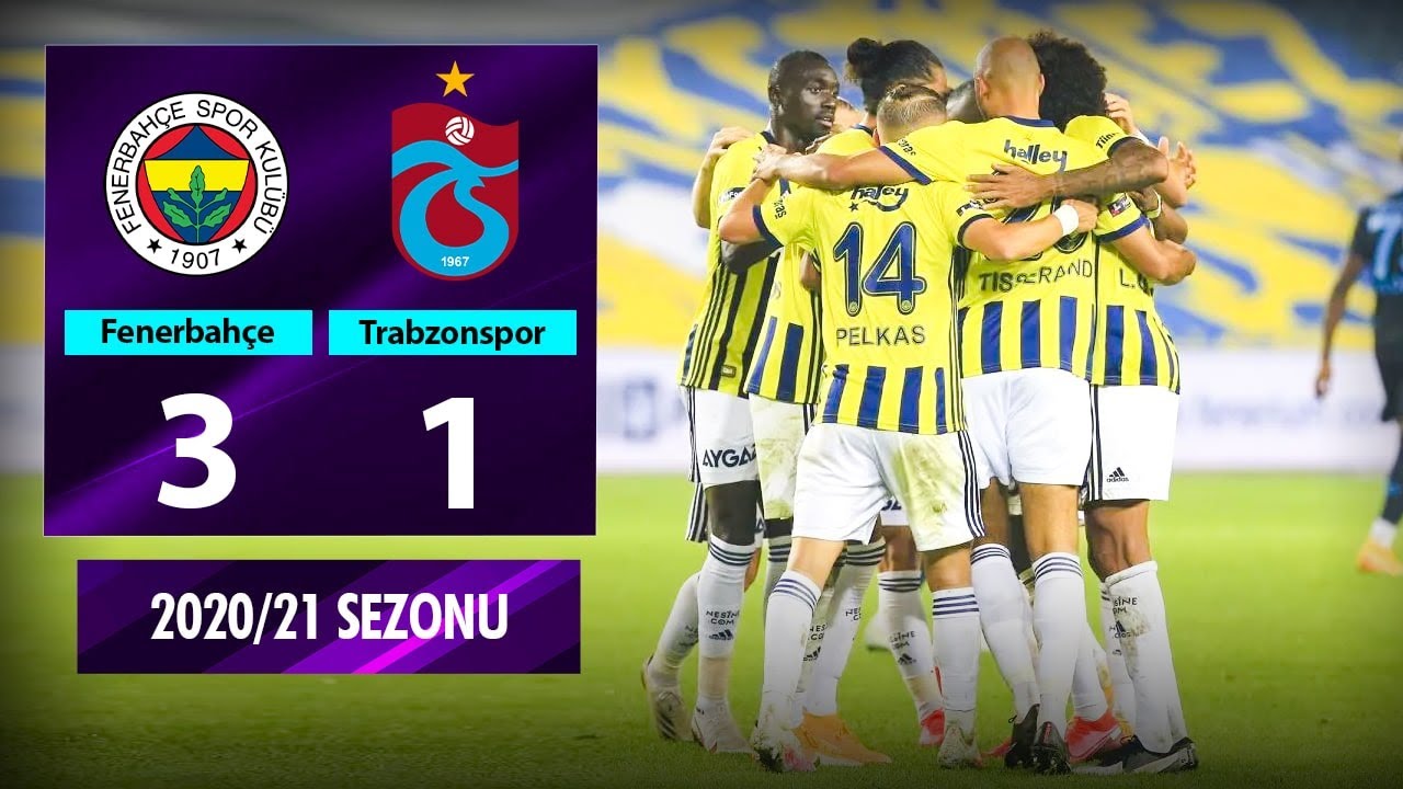 ÖZET: Fenerbahçe 3-1 Trabzonspor | 6. Hafta - 2020/21 - YouTube