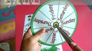 Days of the Week Wheel