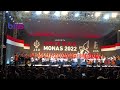 konser akbar monas 2022 lagu indonesia raya jso jos jakarta