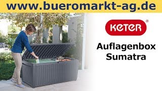 Keter Sumatra, Polyrattan Auflagenbox