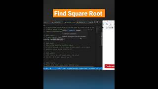 JavaScript Math.sqrt() method | JavaScript Tutorial For Beginners #shorts #javascript