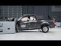 Which pickups performed best in IIHS crash tests?