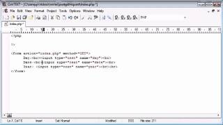 Beginner PHP Tutorial 71 Working with Form Data
