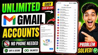 Unlimited Gmail Account Creation | Easy Method Guide 2026 ✅