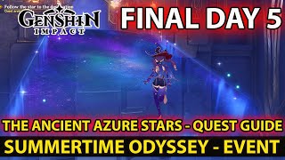 Genshin Impact How To Complete The Ancient Azure Stars  Quest (Summertime Odyssey) Event Full Guide