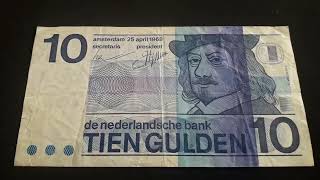 Banknote Encyclopedia: NETHERLANDS 10 Gulden (1968)