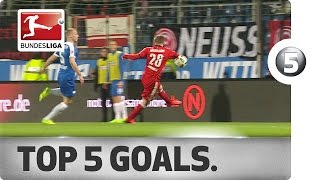From Technique and Finesse to Toe Pokes - Top 5 Goals on Matchday 23