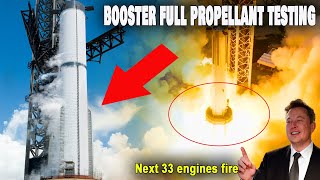 SpaceX just completed full propellant loaded test, next 33 engines firing...