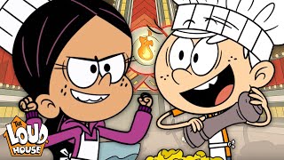 Lincoln vs Ronnie Anne Kitchen Combat! 🔥 | "Forks and Knives Out" Full Scene | Loud House