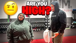 Why are you HIGH🤦🏽‍♂️. Redd Played around the whole time. BTS WNM Live workout  #RedvsRedd