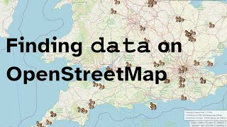 Extracting data from OpenStreetMap