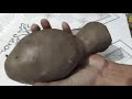 how to make clay flower vase natural clay hand work clay art projects easy