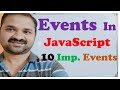 Events in JavaScript || JavaScript Tutorial for Beginners