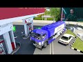 banting setir truk giga pertamina di jalur macet ets2 meleset dikit rugi