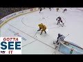 GOTTA SEE IT:  Penguins' Sidney Crosby No Look Backhand Pass Sets Up Guentzel