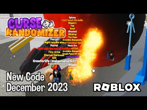 Roblox Curse Randomizer New Code December 2023