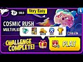 cosmic rush multiplier mushrooms square matches solo challenge | match masters