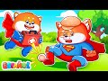 El Bebé Ayuda al Papá Superhéroe | Canción Infantil | Lucky Zee Zee  Español