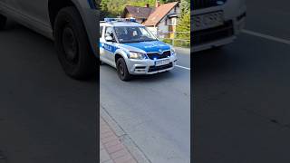 ALARMOWO RADIOWÓZ POLICJI B608 Skoda Yeti do zdarzenia