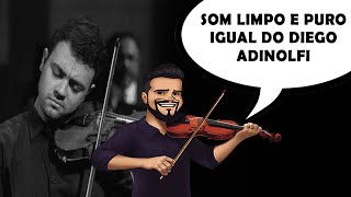 Como tocar com um som LINDO e PURO igual do Violinista Diego Adinolfi?