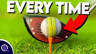Hit the MIDDLE of the DRIVER with your natural swing!