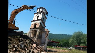 Umstrittene serbisch-orthodoxe Kirche nahe Srebrenica abgerissen | AFP