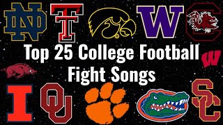 Ranking the top 25 college fight songs