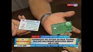 Pamimigay ng ayuda sa mga tsuper, muling inilunsad ngayong araw ng LTFRB