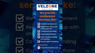 Velzone Solutions provide conference services 💡