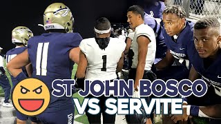 ST JOHN BOSCO VS SERVITE | CRAZY GAME! | Nation's Top Team Faces Threat from Servite | Official Mix