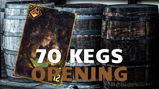 GWENT | PATCH 11.4 | - OPENING 70 KEGS EXPERIMENT, TRANSMUTING AND CRAFTING NEW CARDS