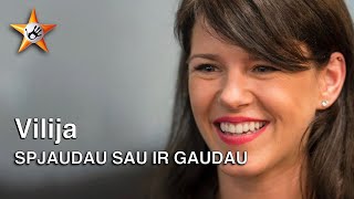 Vilija - Spjaudau Sau Ir Gaudau (Lyric Video) • Kelias Į Žvaigždes