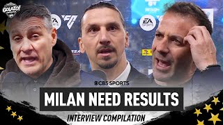 Serie A Legends Ibrahimović, Materazzi, Vieri \u0026 Del Piero Talk Supercoppa \u0026 Predict Title Race | CBS