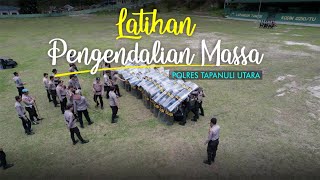 LATIHAN PENGENDALIAN MASSA POLRES TAPANULI UTARA