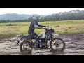 royal himalayan 400 off road videos hard enduro mud test