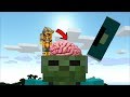 MC NAVEED TRAVELS INSIDE MARK FRIENDLY ZOMBIE BRAIN TO DESTROY EVERYTHING!! Minecraft Mods