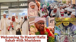 A Glimpses of Airport to Markaz E Khidmat E Khalq*Welcoming to Hazrat hafiz sahab with Murideen ❤️