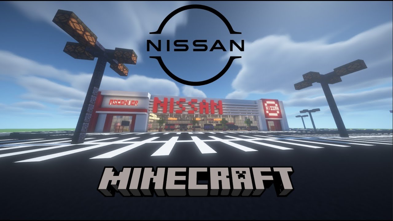Nissan Dealership In Minecraft Youtube