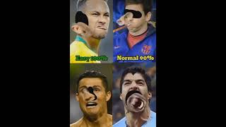 Neymar and Messi and Ronaldo and Suárez 100% Fail #shorts #fail #footballshorts