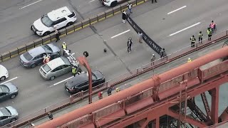 SF DA to discuss possible charges against Pro-Palestinian Golden Gate Bridge protesters-WATCH LIVE